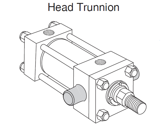 Head Trunnion Mounting  of Hydraulic Cylinders