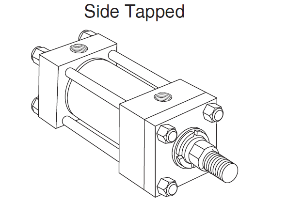 Side Tapped Mounting of Hydraulic Cylinders